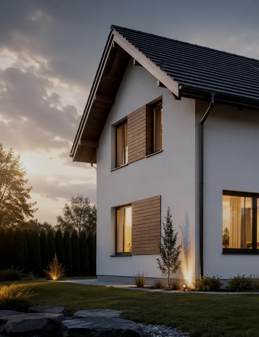 Residential facade surface